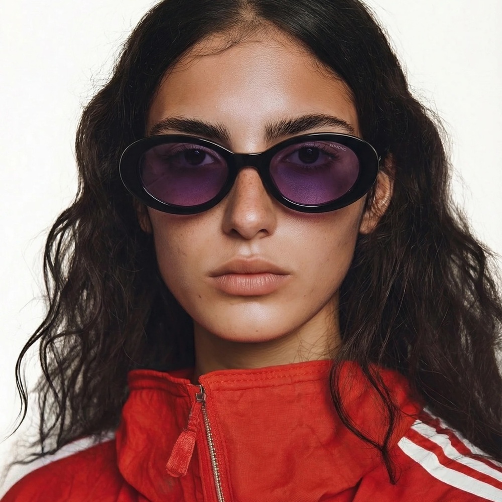 Ana Black Tortoise Plum Sunglasses